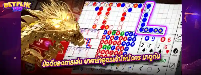 เค้าไพ่มังกร ถ้าให้คิดง่ายๆเลยก็คือในการเล่นเกม บาคาร่า